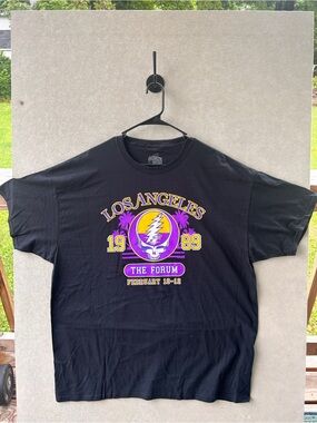 Los Angeles 1989 The Forum Grateful Dead tee new no tags mens size 2XL #479